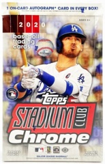 2020 Topps Stadium Club Chrome MLB Baseball Hobby Box